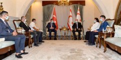 Başkan Ekrem Yavaş, KKTC Cumhurbaşkanı Ersin Tatar'ı ziyaret etti