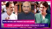 Congress Leaders Rahul Gandhi, Mallikarjun Kharge, Priyanka Gandhi Meet President Ram Nath Kovind Over Lakhimpur Kheri Violence, Demand MoS Home Ajay Mishra Be Removed As Minister