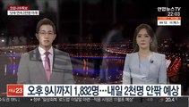 오후 9시까지 1,832명…내일 2천명 안팎 예상