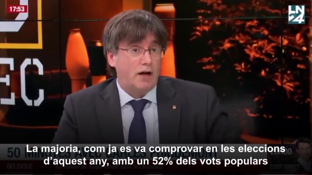 Puigdemont: Si aguantem, cosa que no vam fer fa 4 anys, ens reconeixeran