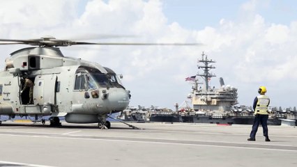UK & USA Led Carrier Strike Group • Quad Carrier Operations • Philippine Sea, Oct 2021