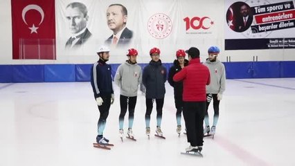 Short Track Milli Takımı sporcularının kampı sürüyor