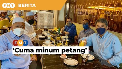 Cuma minum petang, tapi ada ahli Umno masih berharap