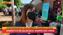 Operativo de salud en el barrio San Jorge
