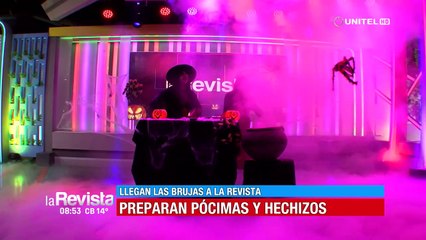 Humor: Brujitas realizaron algunas pócimas especiales para los presentadores de La Revista