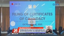 Posibilidad ng substitution ni Davao City Mayor Sara Duterte, muling usap-usapan | 24 Oras