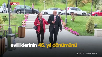 46. evlilik yıl dönümlerini Meclis'te kutladılar