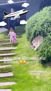 Adeus, Dolores. Katia Aveiro diz adeus à mãe após visita ao Brasil