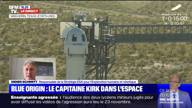 Tourisme spatial: pour Didier Schmitt (ESA), l'industrie européenne est capable de faire ce genre de choses mais il nous manque l'accès autonome à l'espace