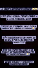 Rayane Bensetti désemparé face à deux hommes qui saccagent sa maison.