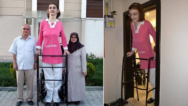 Dünyanın en uzun boylu kadını Rumeysa Gelgi, Guinness Rekorlar Kitabı'na girdi