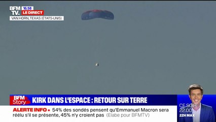 Blue Origin: la capsule avec l'acteur William Shatner à son bord est de retour sur Terre