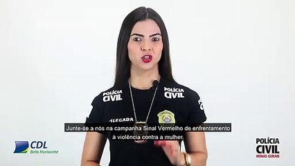 Polícia Civil lança campanha Sinal Vermelho, contra a violência doméstica