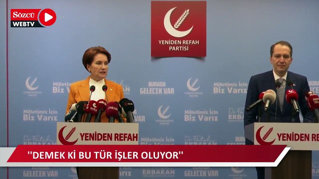 Akşener, Erdoğan’ın Başbakanlık döneminden örnek verdi: Demek ki bu tür işler oluyor