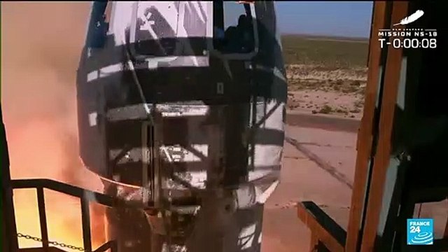 Espace : le capitaine Kirk a fait un aller-retour dans l'espace à bord d'une fusée de Jeff Bezos