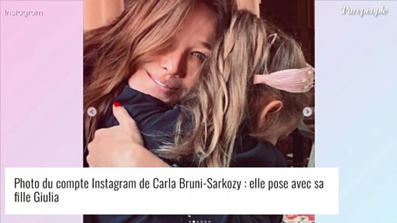 Carla Bruni-Sarkozy maman d'Aurélien et Giulia : "Si un petit fait du mal à ma fille, ou mon fils..."