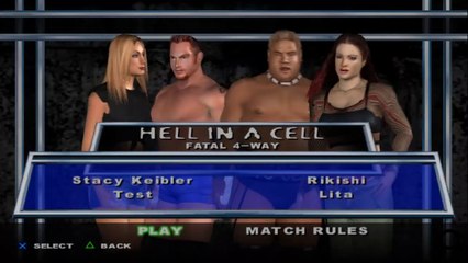 Here Comes the Pain Stacy Keibler(ovr 100) vs Test vs Rikishi vs Lita