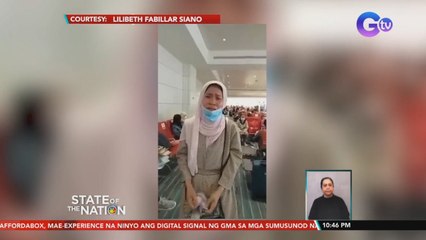 Download Video: OFW sa Kuwait na minaltrato umano ng amo at ninakawan pa ng kababayan, tinulungan ng mga kapwa OFW matapos himatayin sa airport | SONA