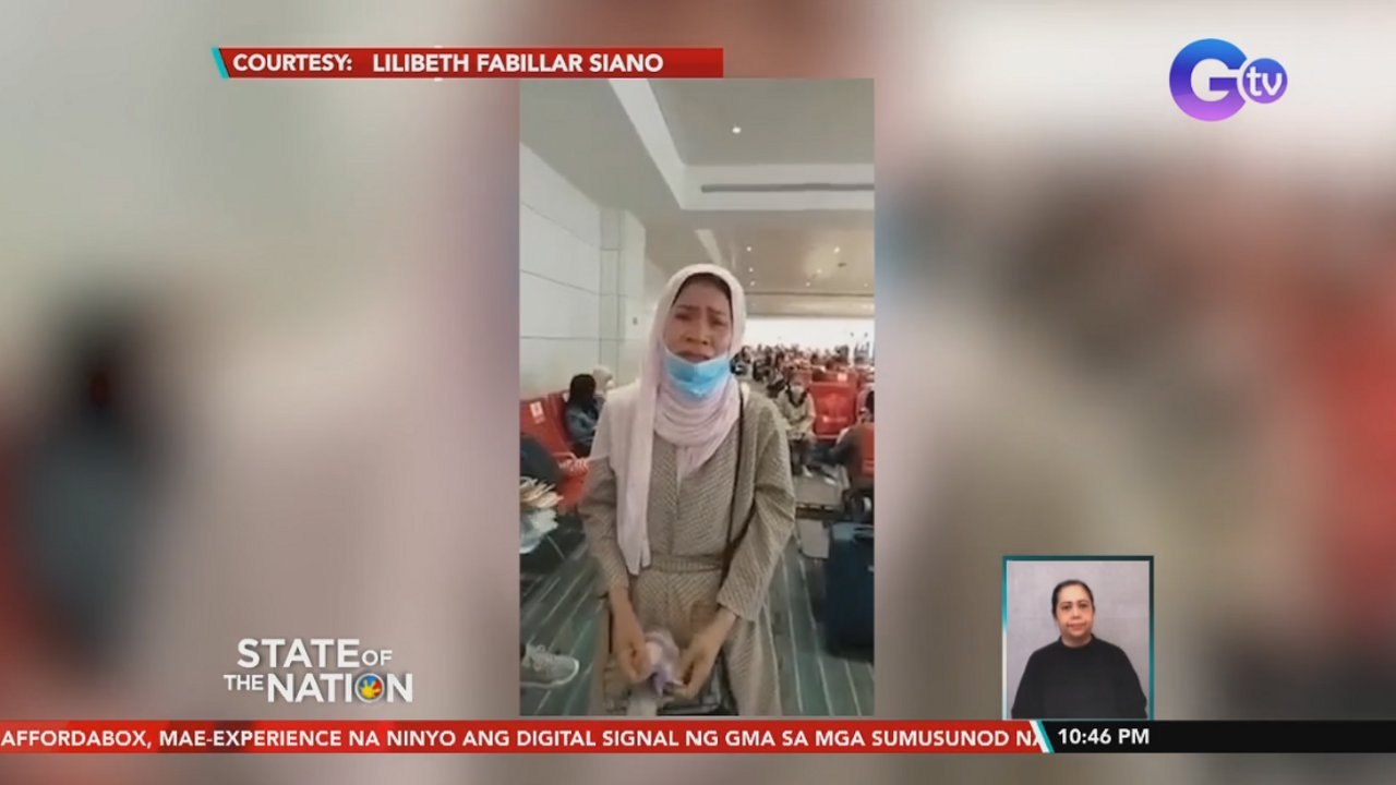 OFW sa Kuwait na minaltrato umano ng amo at ninakawan pa ng kababayan, tinulungan ng mga kapwa OFW matapos himatayin sa airport | SONA