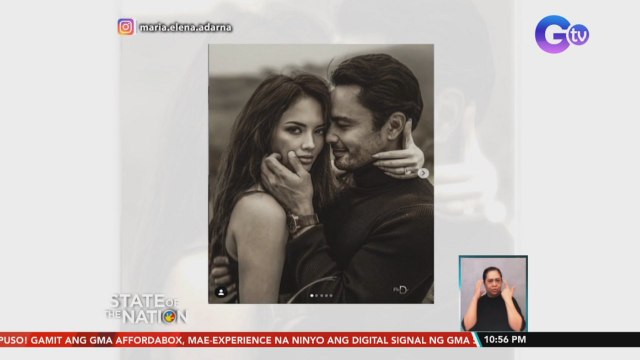 Engagement photoshoot nina Ellen Adarna at Derek Ramsay, first pictorial nila together | SONA