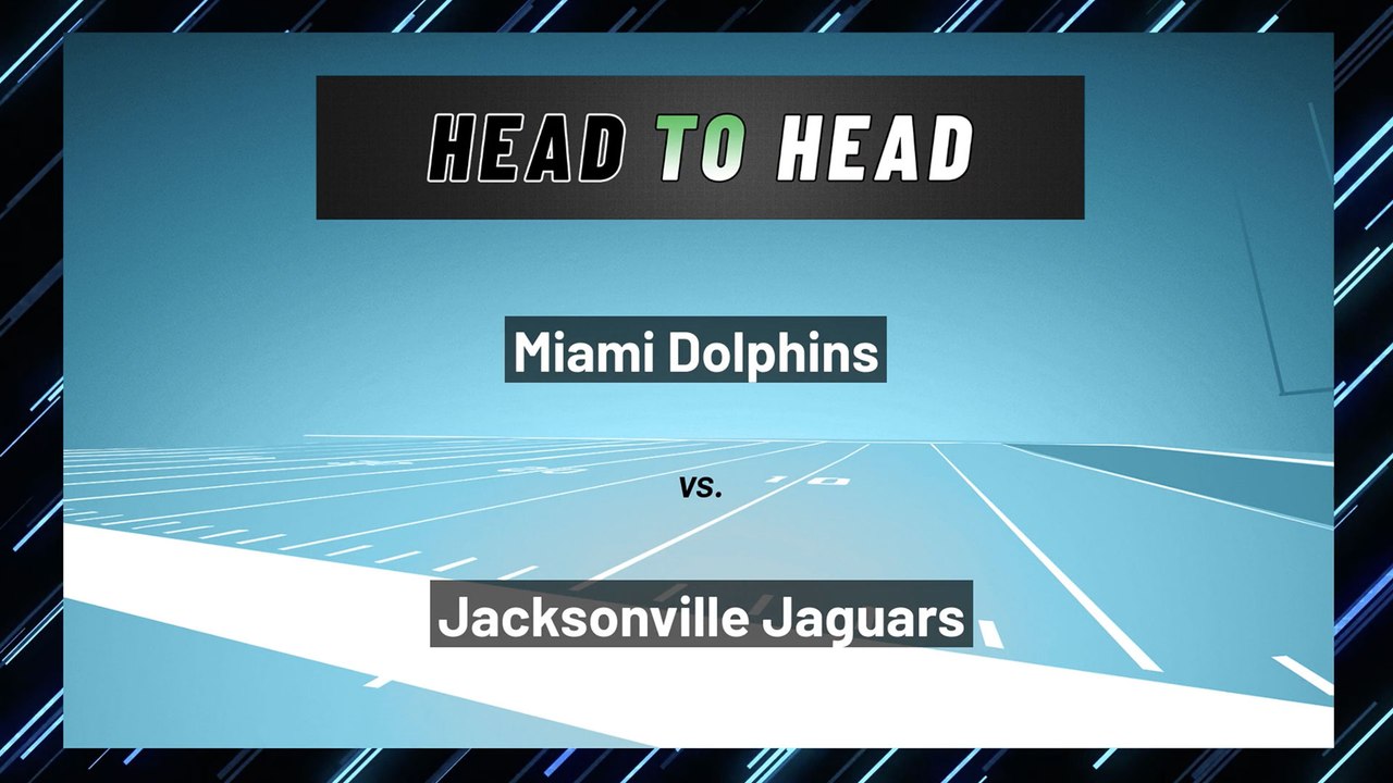 Miami Dolphins at Jacksonville Jaguars: Moneyline