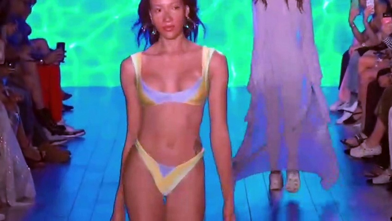 Camilla Swimwear lit the Miami Swim Week runway on fire with its exy resort, swimwear, bathing suit, and bikini collection Part 5