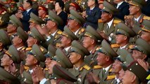 North Korean army gives brutal show of 'strength, bravery and morale'
