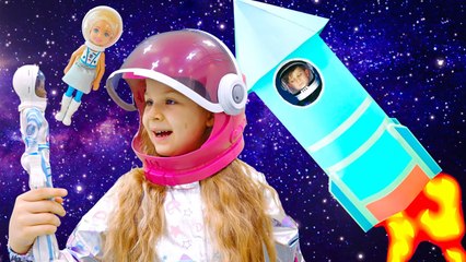 Diana Rescues Roma from Space with Barbie Space Discovery