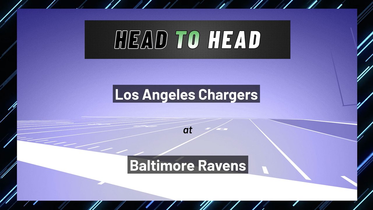 Los Angeles Chargers at Baltimore Ravens: Moneyline