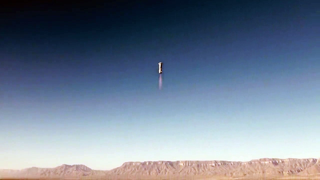 New Shepard: veja o pouso do foguete da Blue Origin após o voo de William Shatner