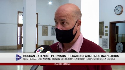 Permisos precarios para cinco balnearios