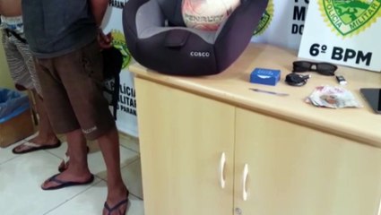 Dupla é detida tentando furtar carro durante o jogo do Cascavel