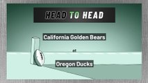 California Golden Bears at Oregon Ducks: Over/Under