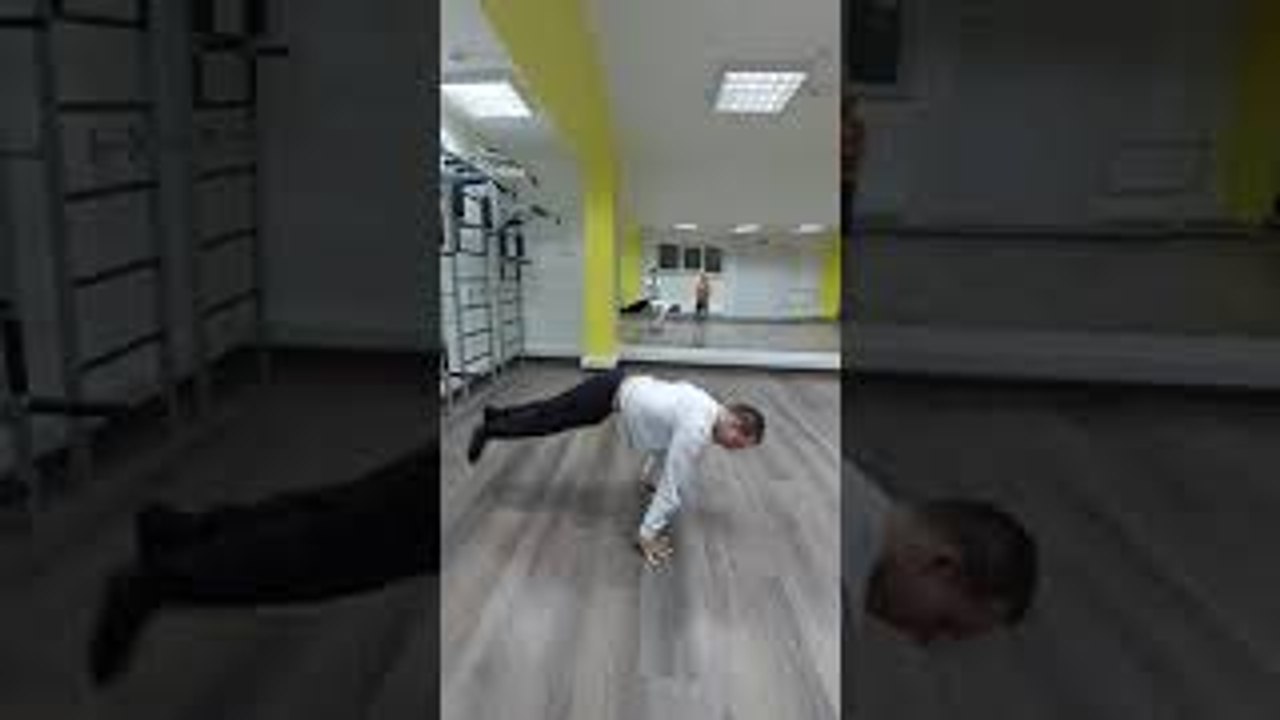 Man Jumps Into Planches From Different Heights