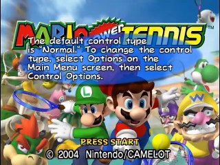 Mario Power Tennis online multiplayer - ngc