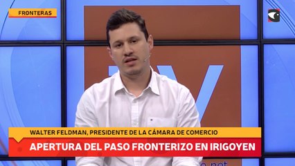 Apertura del paso fronterizo en Irigoyen