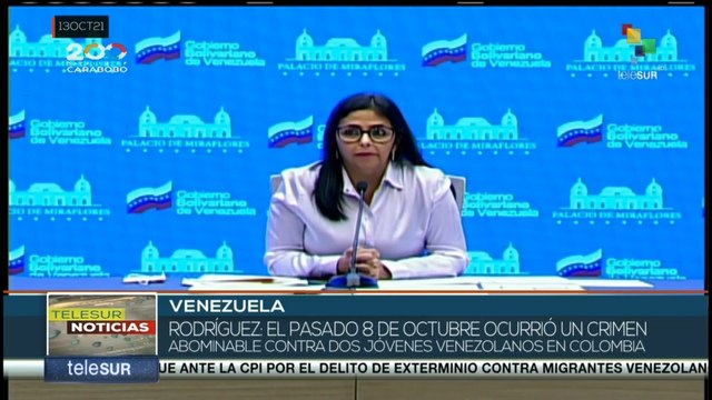 teleSUR Noticias 15:30 13-10: Venezuela denunciará a Iván Duque ante la Corte Penal Internacional