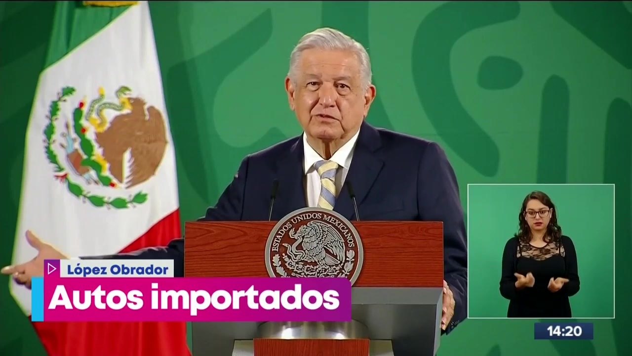López Obrador firmará acuerdo para regularizar los "autos chocolate"