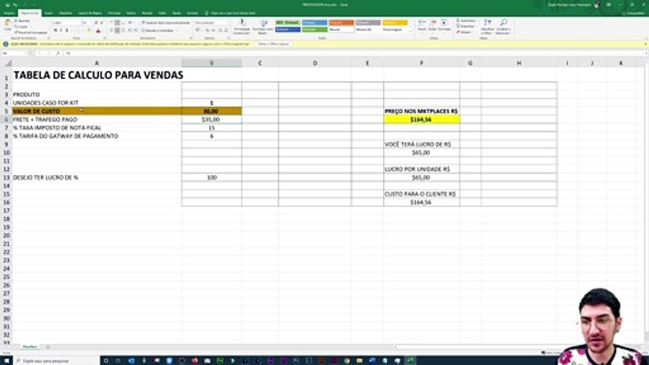 precificando produtos