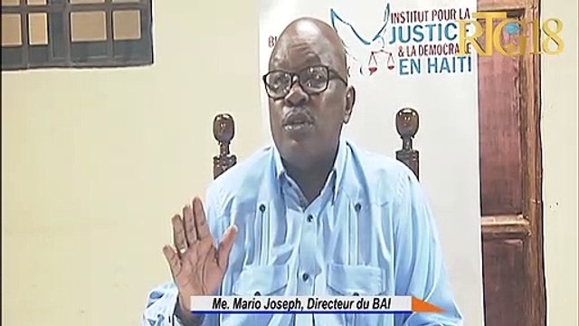 Biwo avoka entènasyonal yo prezante rapò travay yo fè nan Sid peyi a aprè pasaj tranblemantè a.