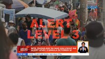 NCR, isasailalim sa mas maluwag na alert level 3 simula October 16 | UB