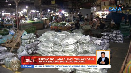 Presyo ng ilang gulay, tumaas dahil sa pinsala ng bagyong Maring | UB