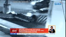 Driver, sugatan matapos bumangga at bumaliktad ang minamanehong kotse | UB