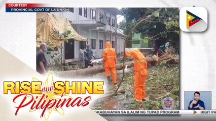 La Union LGU, agad nagsagawa ng clearing operations sa mga lugar na nasalanta ng bagyong Maring