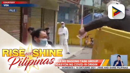 WHO, magpapadala ng bagong task group para sa imbestigasyon ng COVID-19 origin