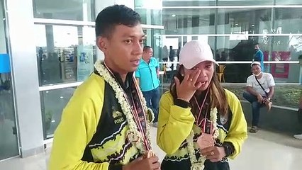 Disporapar-KONI HSU Sambut Dua Atlet Kalsel Peraih Perunggu 