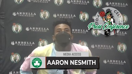 Aaron Nesmith Says The Game Is Slowing Down For Him | Postgame Interview 10-13