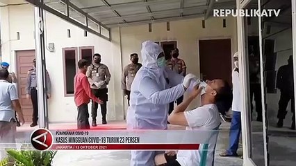 Kasus Mingguan Covid-19 Turun 23 Persen