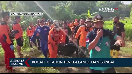 Bocah 10 Tahun Tenggelam di Dam Sungai