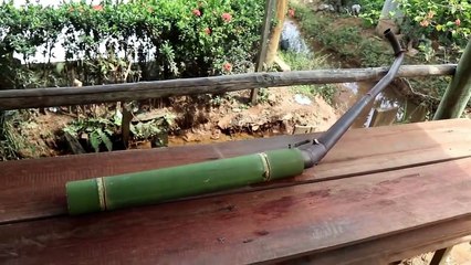 Unik! Nyobain Knalpot Motor Pakai Bambu, Seperti Apakah Suaranya